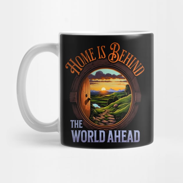 Home is Behind - The World Ahead - Round Door - Fantasy by Fenay-Designs